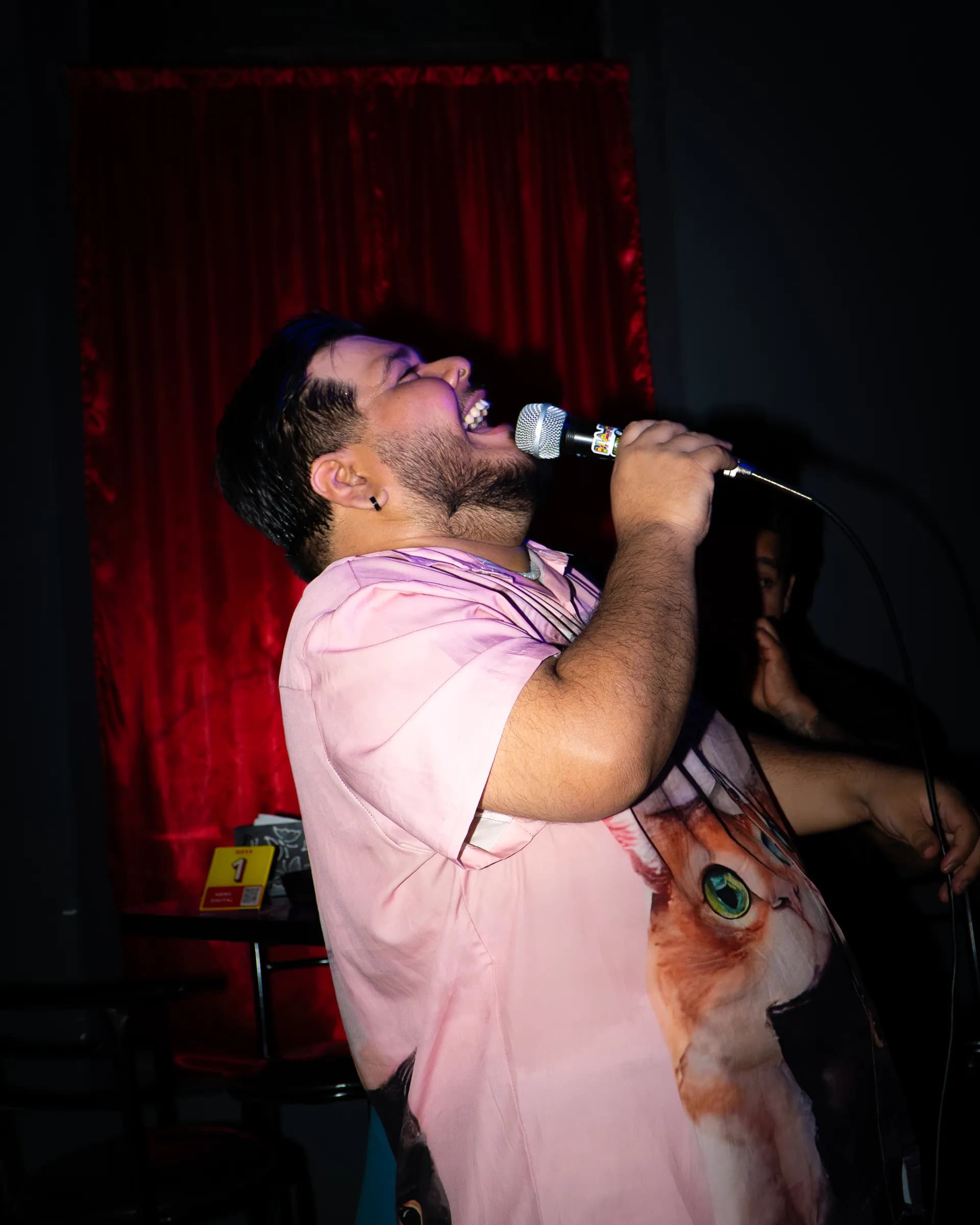 Fotografía del comediante El Buen Peter en la galería