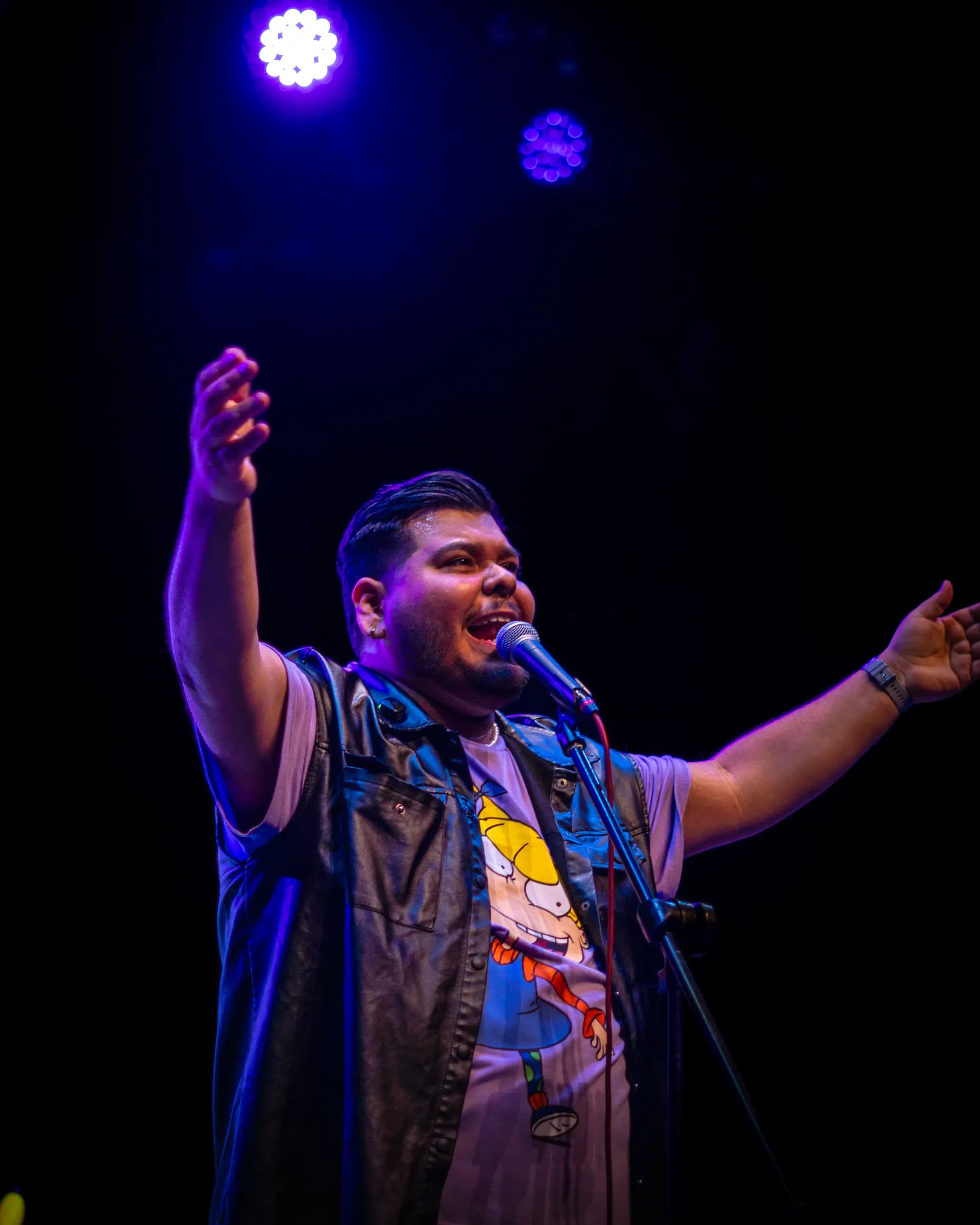 Fotografía del comediante El Buen Peter en la galería